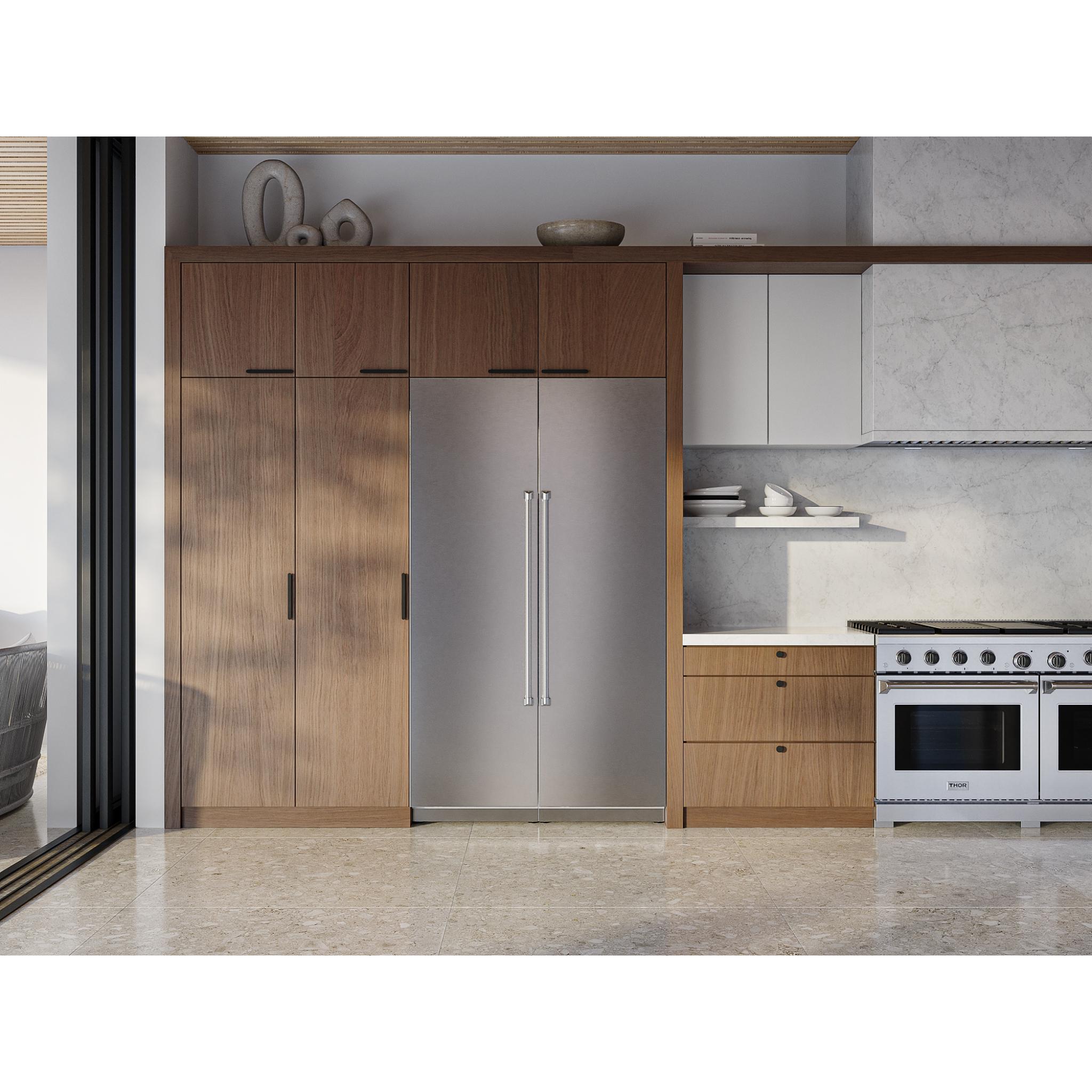 Thor Kitchen X Series 24-inch Built-in Column Freezer in Stainless Steel