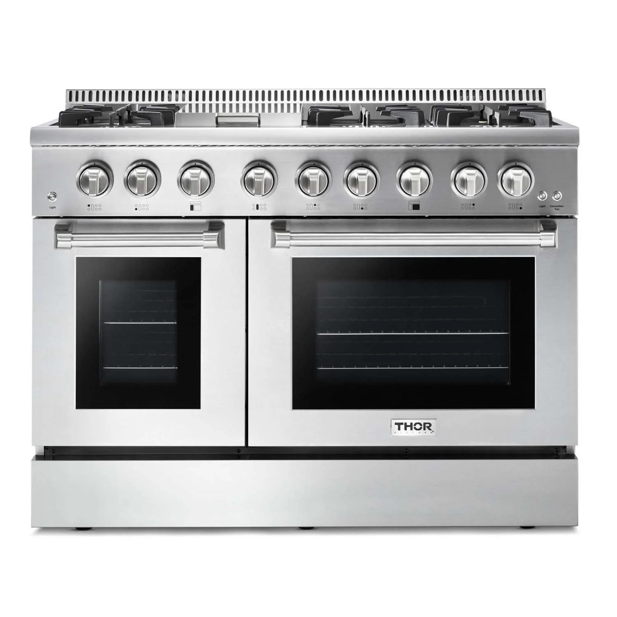 Thor Kitchen 48 Inch Professional Dual Fuel LP Range in Stainless Steel