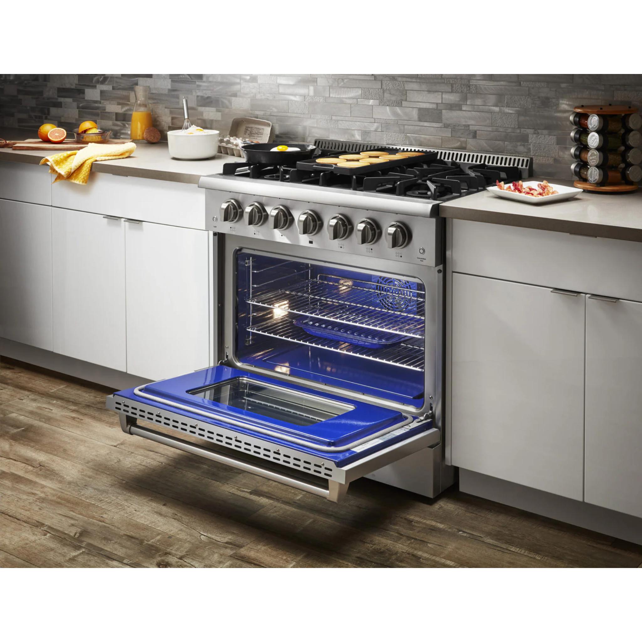 Thor Kitchen 36 Inch Professional LP Range in Stainless Steel
