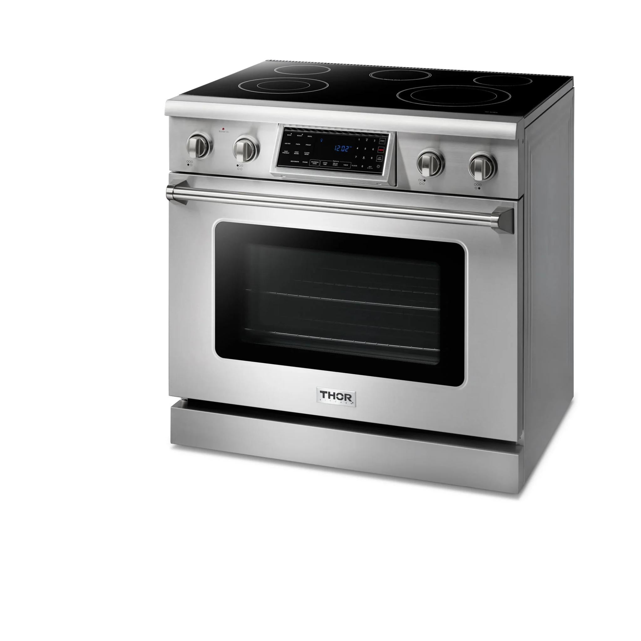 Thor Kitchen 36 Inch Tilt Panel Professional Electric Range
