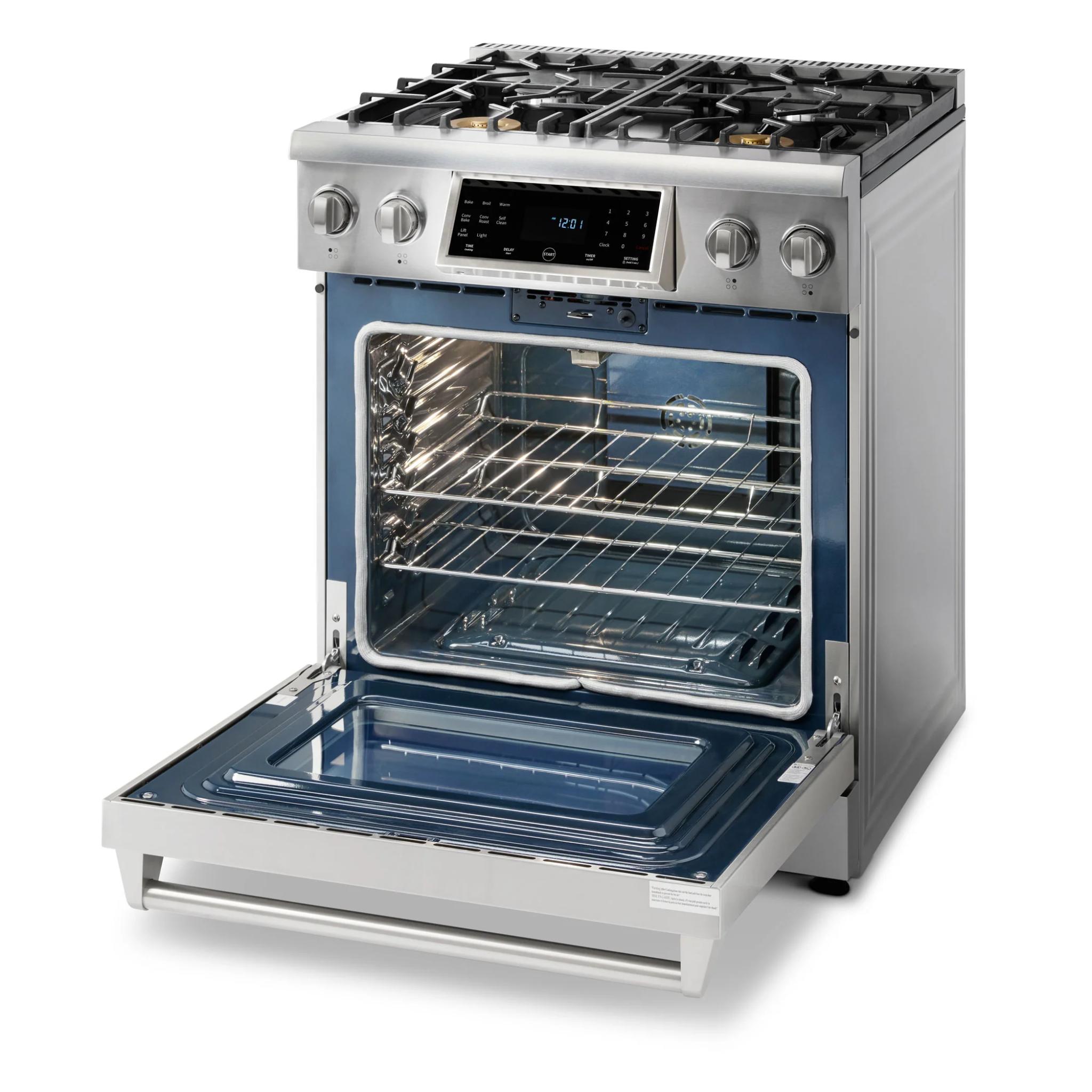 Thor Kitchen 30 Inch Tilt Panel Professional Gas Range
