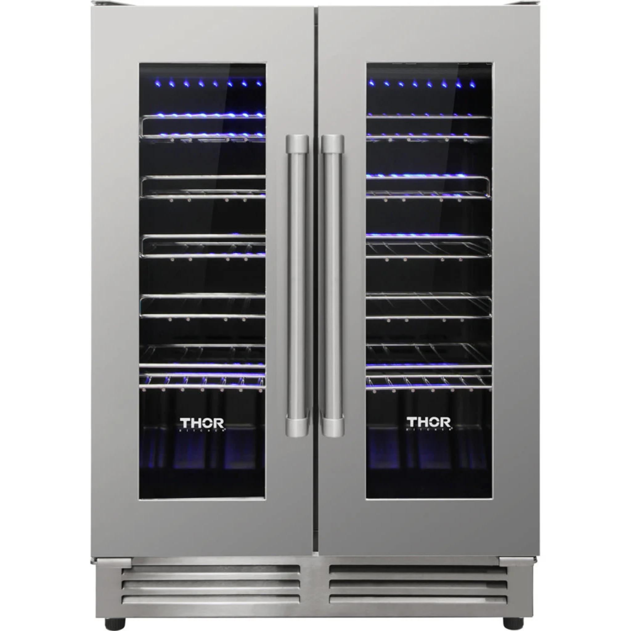 Thor Kitchen 42 Bottle Dual Zone Built-in Wine Cooler