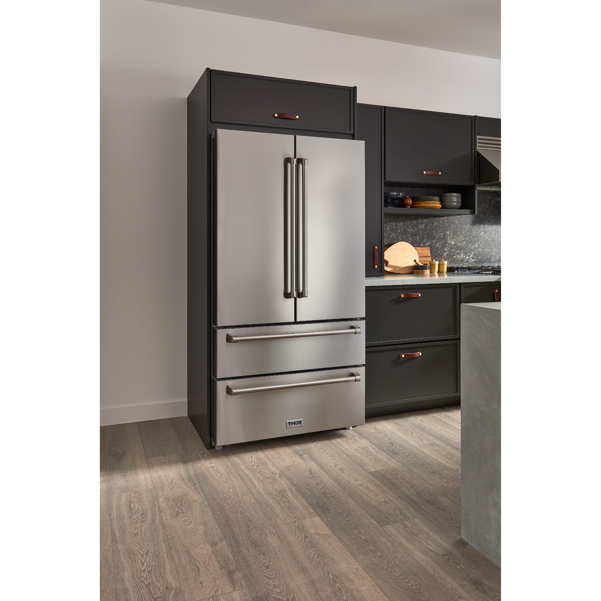 Thor Kitchen 36-Inch Professional French Door Refrigerator with Freezer Drawers